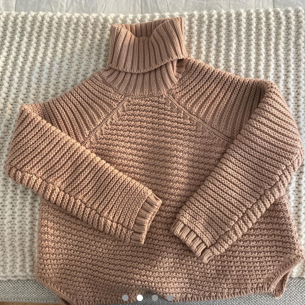 Chunky knit MASON turtleneck sweater